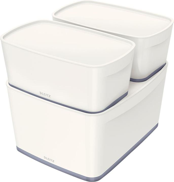 Actual product image Leitz MyBox medium with lid white (A4)