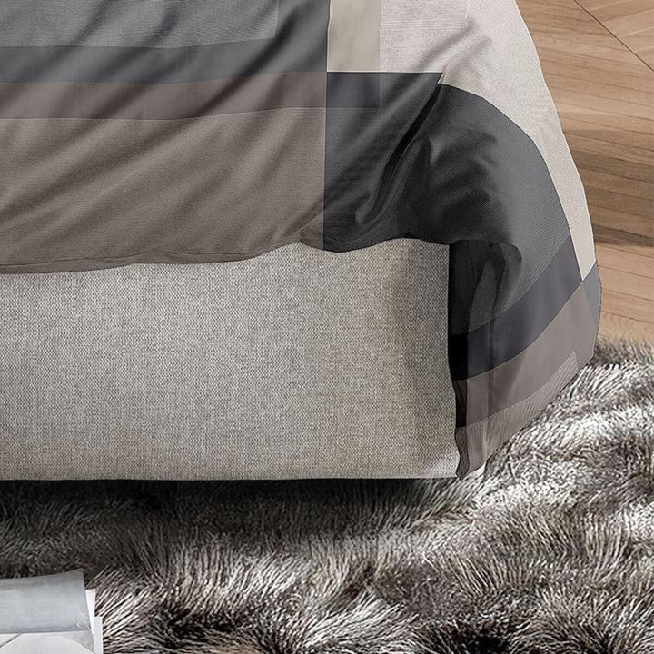 Produktbild Irisette Mako-Satin Bettwäsche Wave 8672 natur (Bettwäsche Set, 155x220 cm + 80x80 cm)