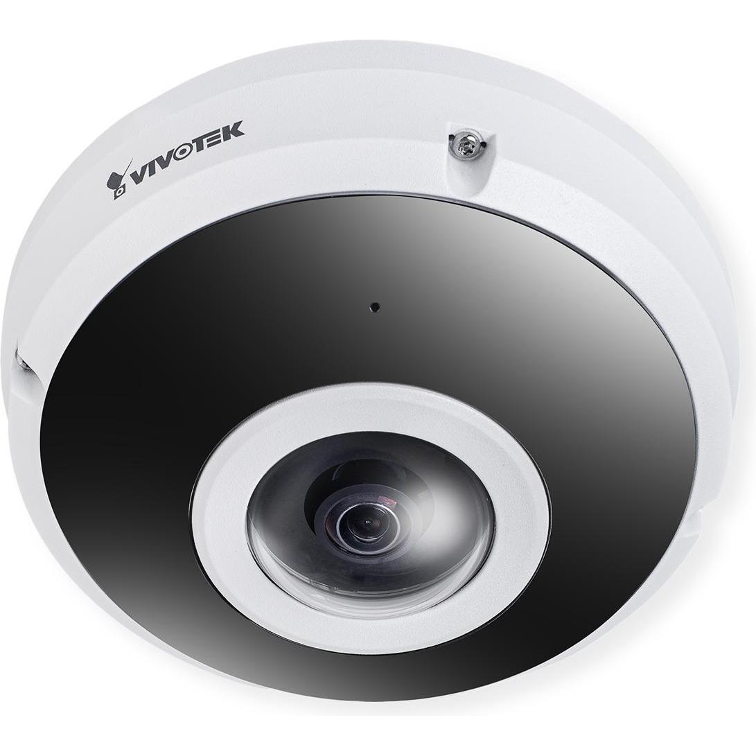 Vivotek Fish-Eye-Netzwerkkamera (2944 x 2944 Pixels), Netzwerkkamera, Weiss, Schwarz