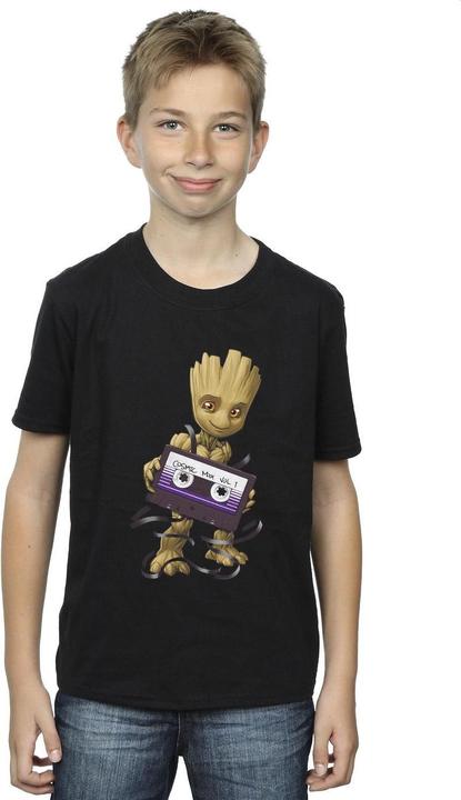 Image du produit - T-shirt GUARDIANS OF THE GALAXY GROOT COSMIC TAPE - Garçon (152, 158)