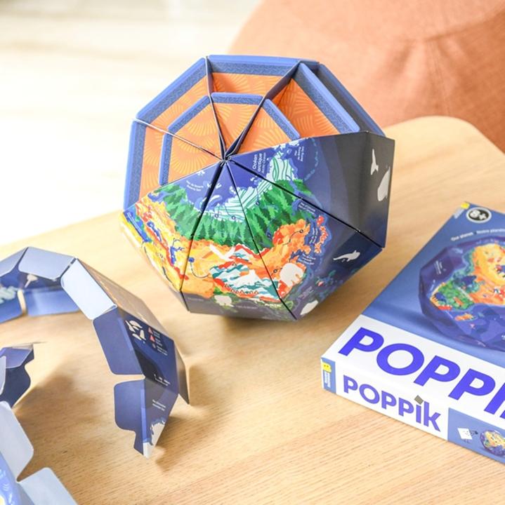 Actual product image Poppik My craft globe, Our planet