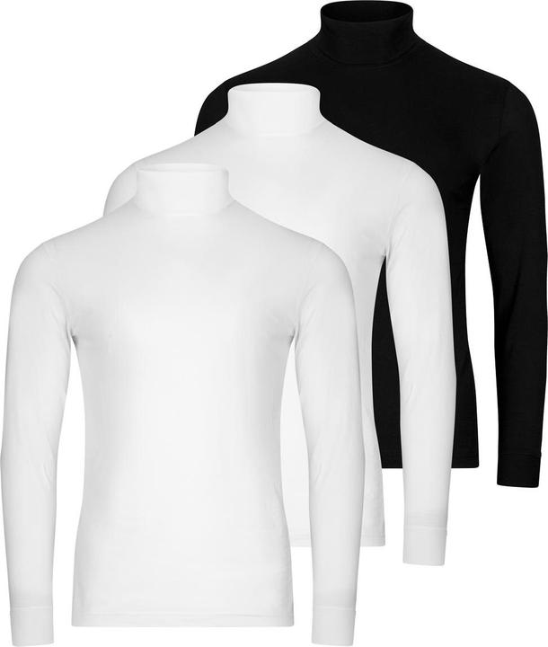 Produktbild Ragman 3er Pack Basic Rollkragenshirt (XXL)