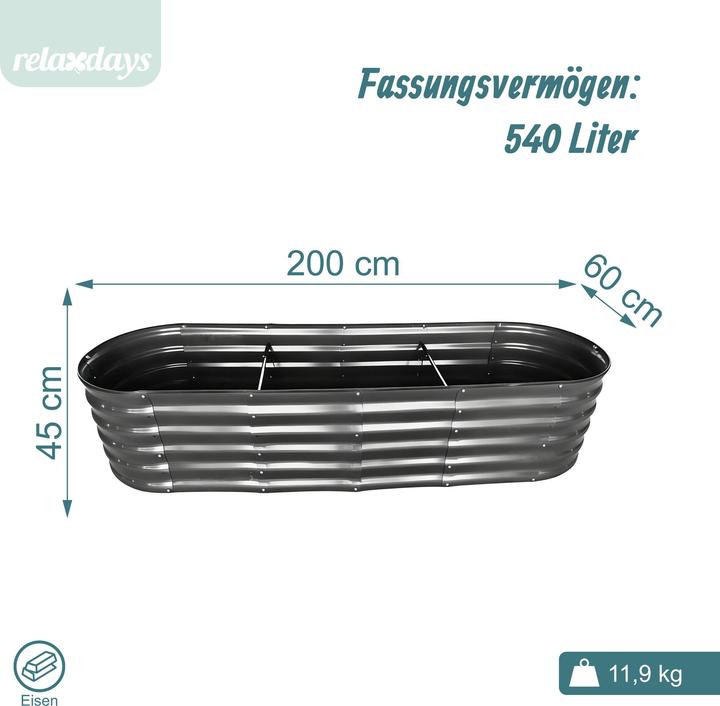 Produktbild Relaxdays Hochbeet