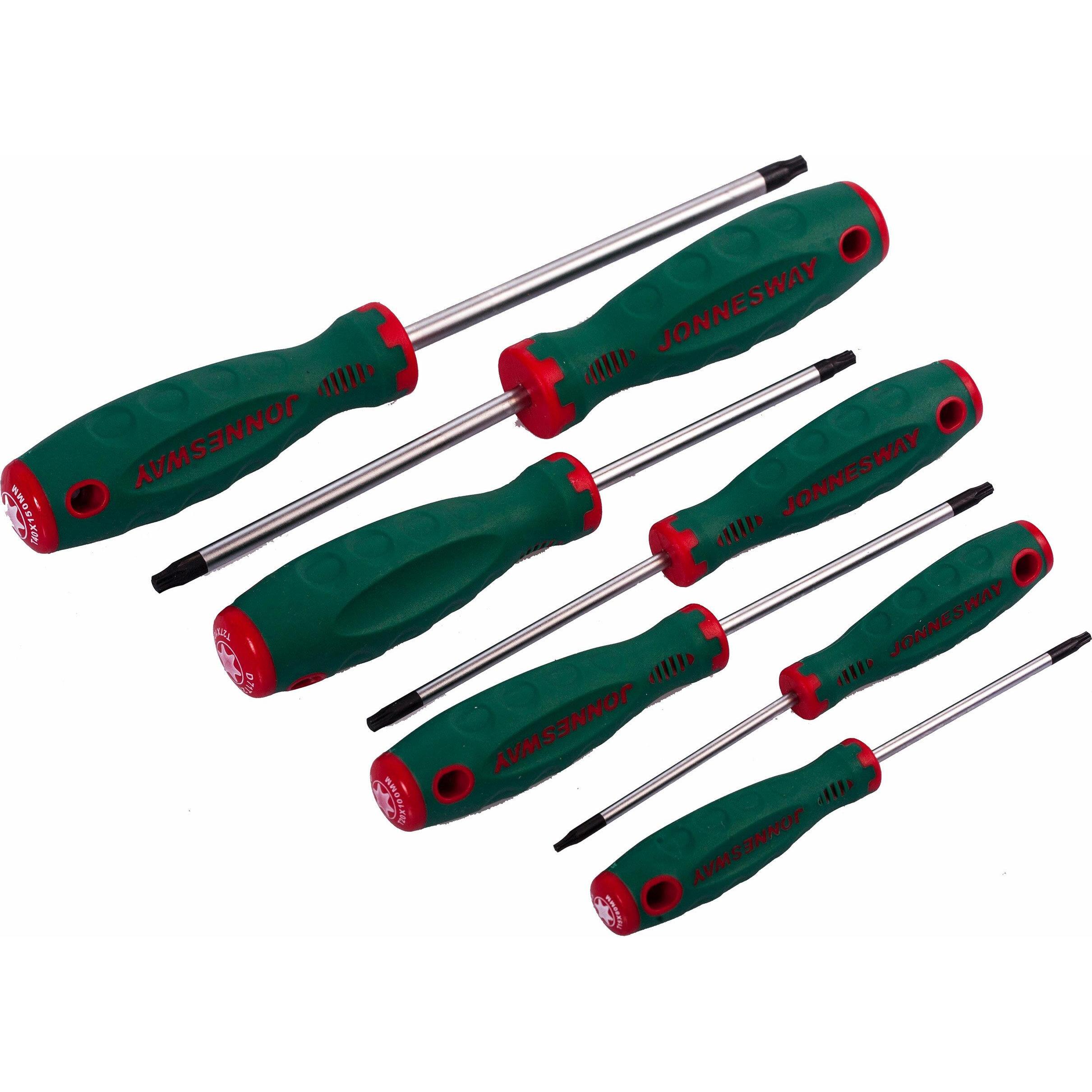 Jonnesway, Schraubenzieher, Komplet wkräTMtaków TORX T10- (Pin-torx)