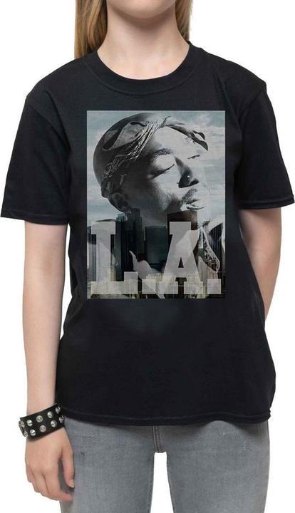 Produktbild Tupac Shakur LA Skyline TShirt aus Baumwolle (104)