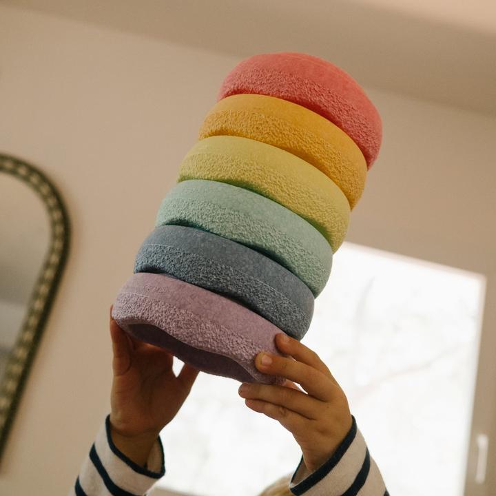 Produktbild Stapelstein ® MINI Rainbow Pastel 6 (6 Stk.)
