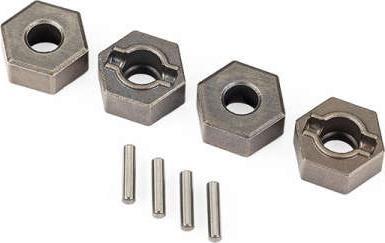 Produktbild Traxxas Extreme Heavy Duty Radmitnehmer Stahl 12mm (4) 4x4 Hoss, Rustler, Slash (für TRX9080 Kit)