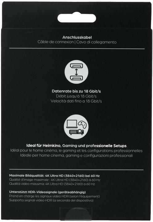 Image du produit Onit Kabel Premium HDMI - HDMI, 4K/60Hz, 3 m (3 m)