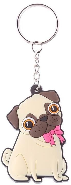 Actual product image Roost Keychain Pug KEY48