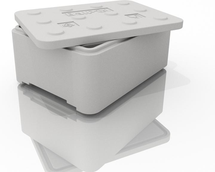Actual product image Komelon Eps Thermal Box With Lid 39l (39 l)