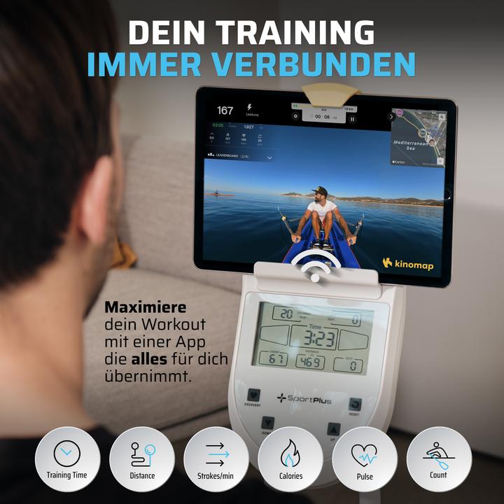 Actual product image Sportplus Rowing machine