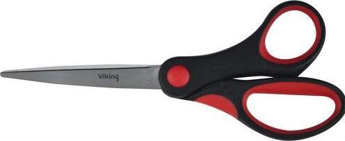 Image du produit Office Depot Ciseaux Soft grip Acier inoxydable Rouge, Noir 150 mm (15 cm)
