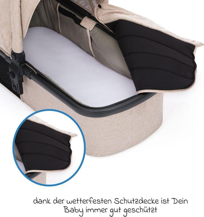 Produktbild Fillikid Kinderwagen 3 in 1 4-1 Kombi-Kinderwagen-Set Fill Jaguar mit (0 Monate - 4 Jahre)