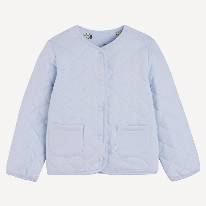 Actual product image La Redoute Collections Gesteppte Sweatjacke mit Druckknöpfen (116)