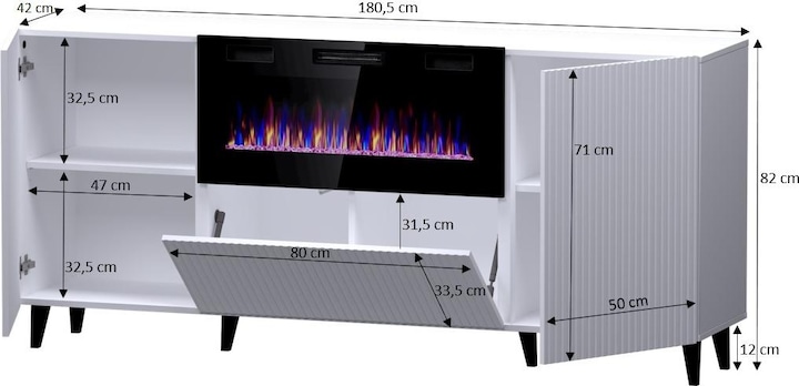 Produktbild Cama Pafos (180 x 42 x 82 cm)