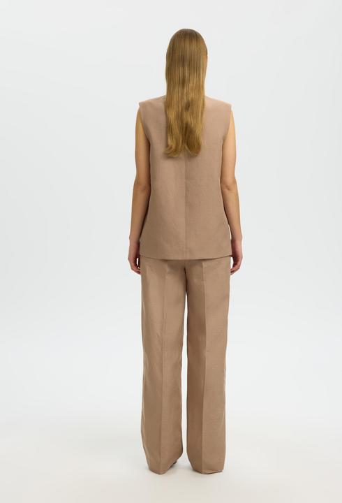 Actual product image Selected Leinenmix Weste (42)