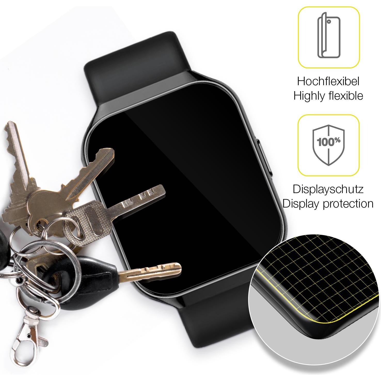 Thumbnail - Dipos 3D Full Cover Schutzfolie, Smartwatch Schutzfolie, Transparent