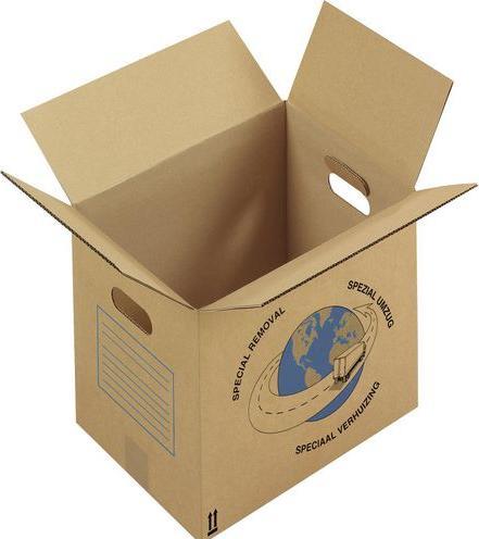 Produktbild Rajapack Raja Umzugskarton 1-wellig Pappe 275 (B) x 300 (T) x 350 (H) mm Braun (27.50 cm)