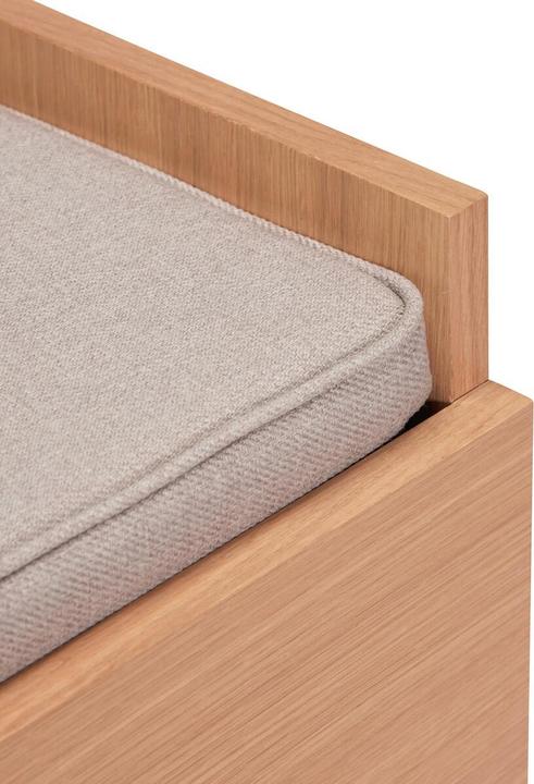Image du produit Hübsch Banc Forma Sable/Naturel (42 cm)