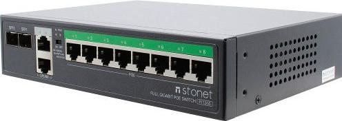Netis Stonet Gigabit Switch, 10 Port (8 davon PoE+), 2x SFP