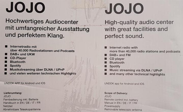 Actual product image Palona JoJo (DAB+, Wi-Fi)