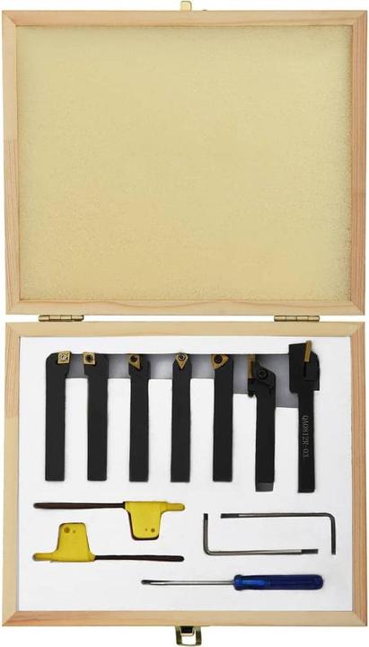 Image du produit vidaXL Drehmeissel-Set mit Wendeplatten