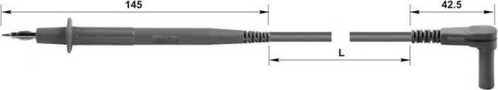 Produktbild Stäubli 4 mm Sicherheitsmessleitung 100 cm