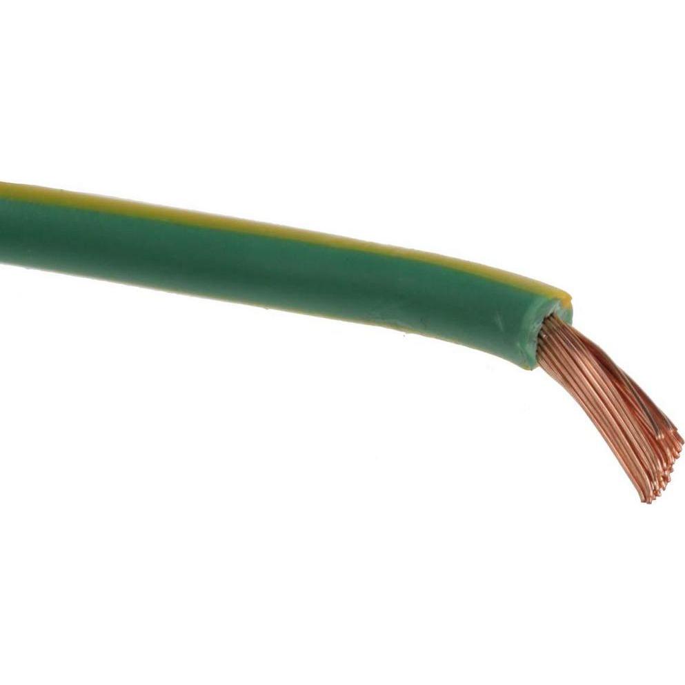 RS PRO, Tubo + Canalina per cavi, BK PVC Switchgear 2.5 Grn/Yellow Cable (25 m)