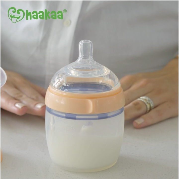 Actual product image Haakaa Generation 3 Anti-Colic Teat for Baby Bottle M (Medium Flow)