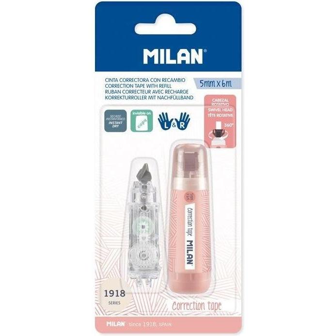 Milan, Strumenti di correzione, Korrekturband 1918 blau + MILAN-Ersatz