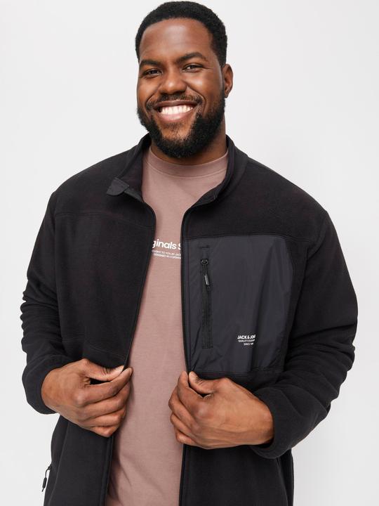 Produktbild Jack & Jones Plus Size Fleecejacke Fleecejacke (4XL)