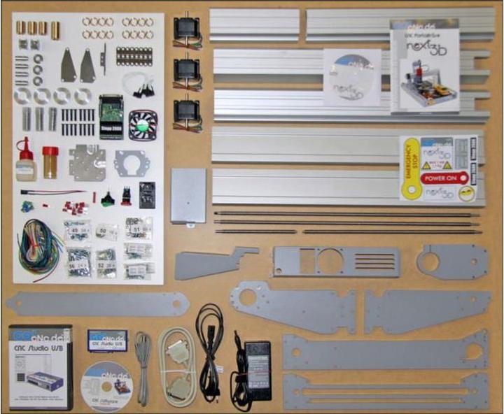 Produktbild GoCNC CNC Fräsmaschine L Bausatz Kit mit Alutisch