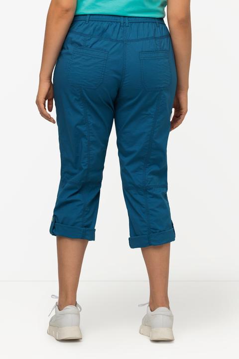 Actual product image Ulla Popken Roll-Tab Hem Stretch Cargo Pants (62)