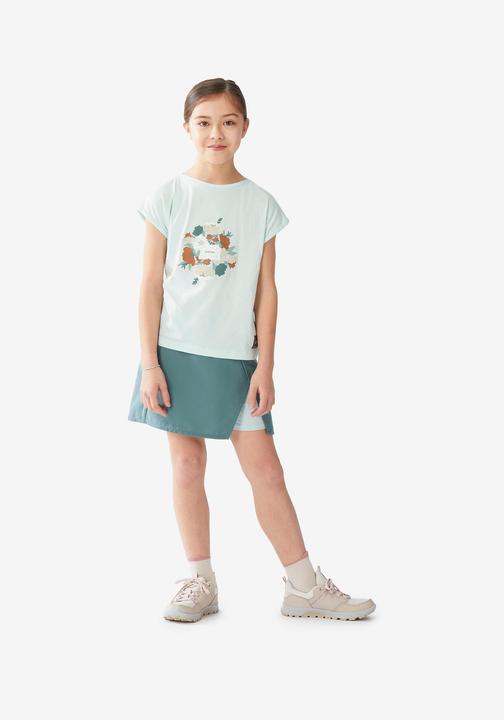 Actual product image Quechua Hosenrock Kinder Wandern - MH100 grün