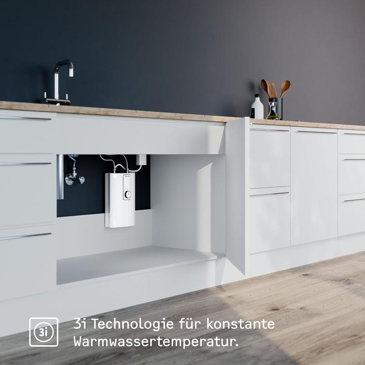 Actual product image Stiebel Eltron DCE 11/13 Electronic compact instantaneous water heater for the kitchen, under-sink, VDE tested