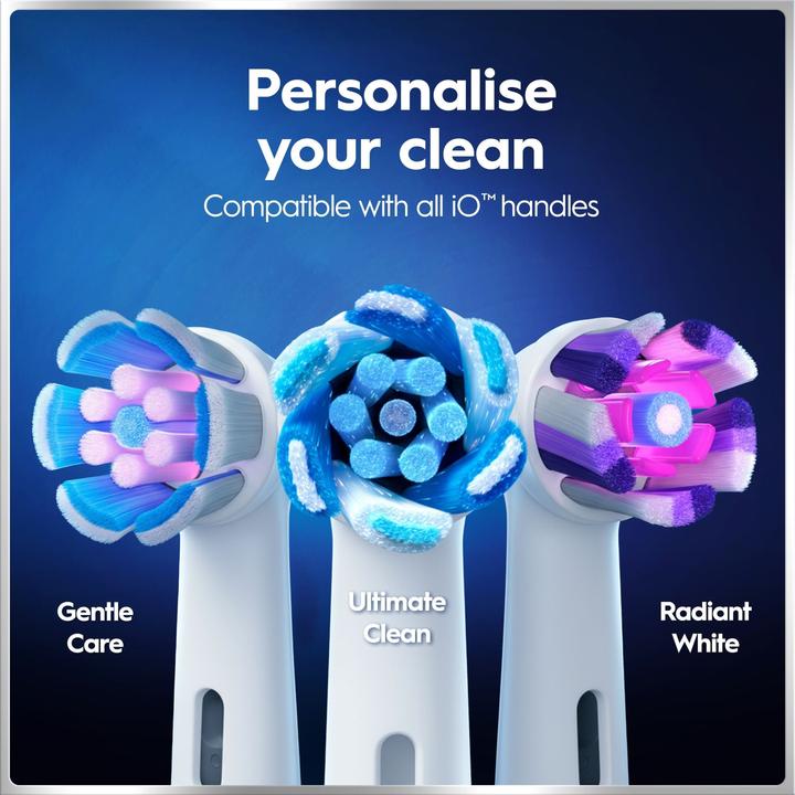 Produktbild Oral-B Oral B - iO6 Electric Toothbrush - Grey - 2 Brush Heads, Premium Travel Case