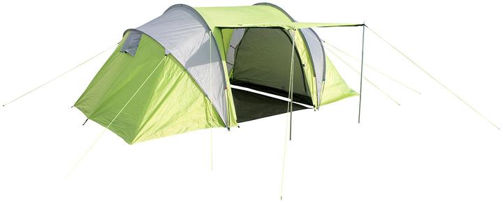 Semptec 4-Personen-Tunnelzelt mit 2 Schlafkabinen (Tunnelzelt, 5.60 kg, 4 Personen)