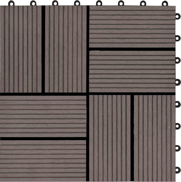 Produktbild vidaXL Terrassenfliese (11x, 30 x 30 cm)