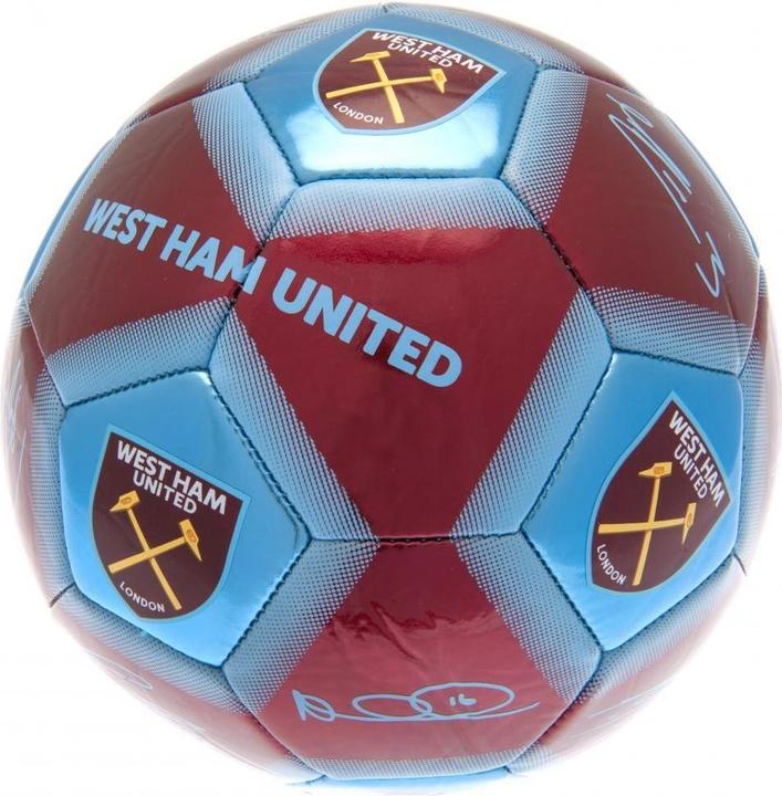 Produktbild West Ham United FC mit Unterschriften Fussball (5)