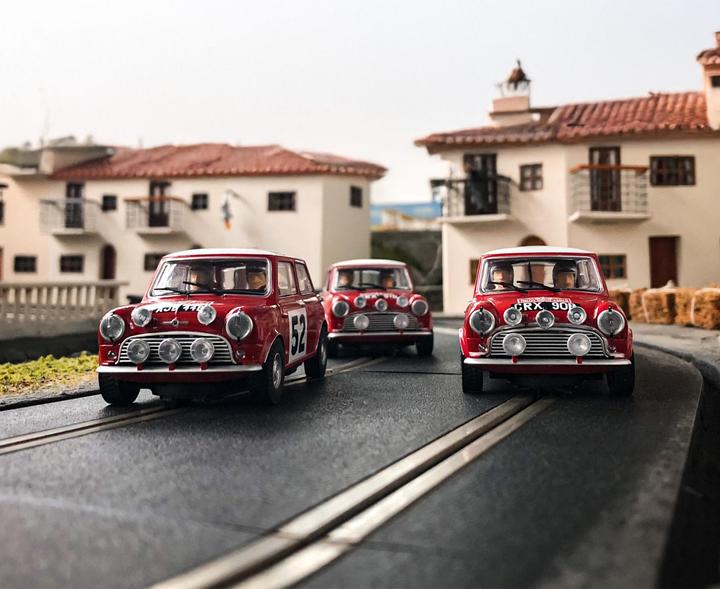 Actual product image Scalextric 1965 Monte Carlo Rally Mini Triple Pack