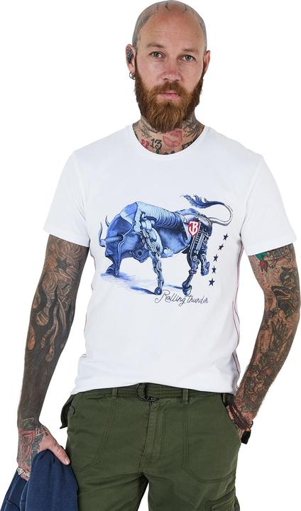 Actual product image Joe Browns Hand-Drawn Bull Graphic T-Shirt (S)
