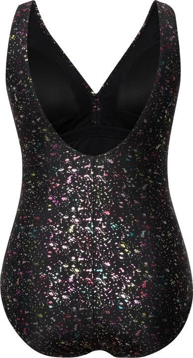 Produktbild Ulla Popken Badeanzug, Metallic-Punkte, Softcups, Zierring (54)