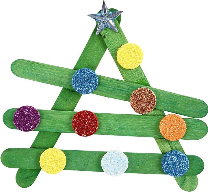 Immagine prodotto Creativ Company Kit fai da te glitter e bastoncini di legno Mega Set