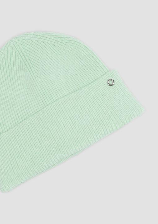 Actual product image S.Oliver Mütze Gestrickte Beanie mit Umschlag und Logo-Detail (One size)