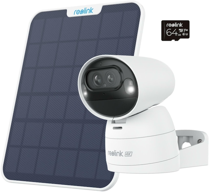 Reolink Argus B730 + solaire + 64GB (3840 x 2160 pixels)