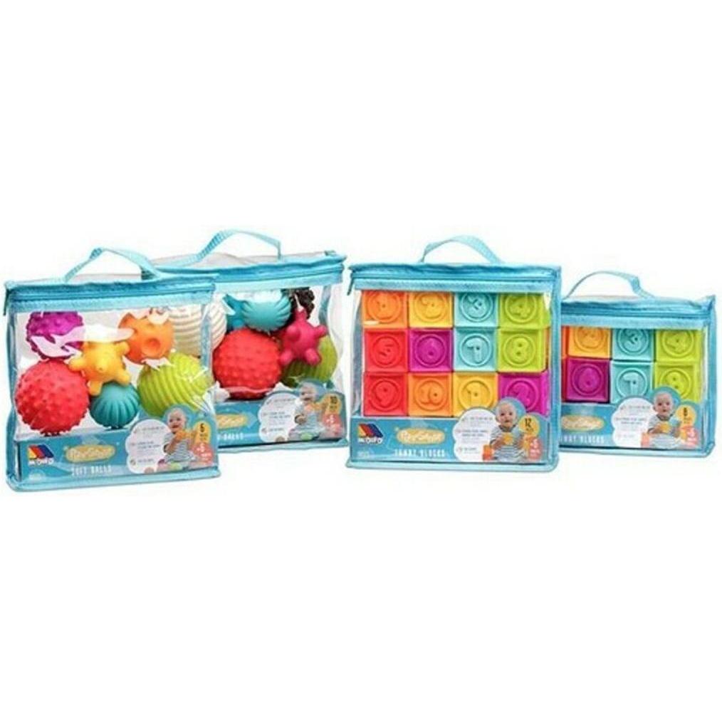 Molto M - 19521 - Baby Blocks Toys Building Blocks For Toddlers 10 Pieces