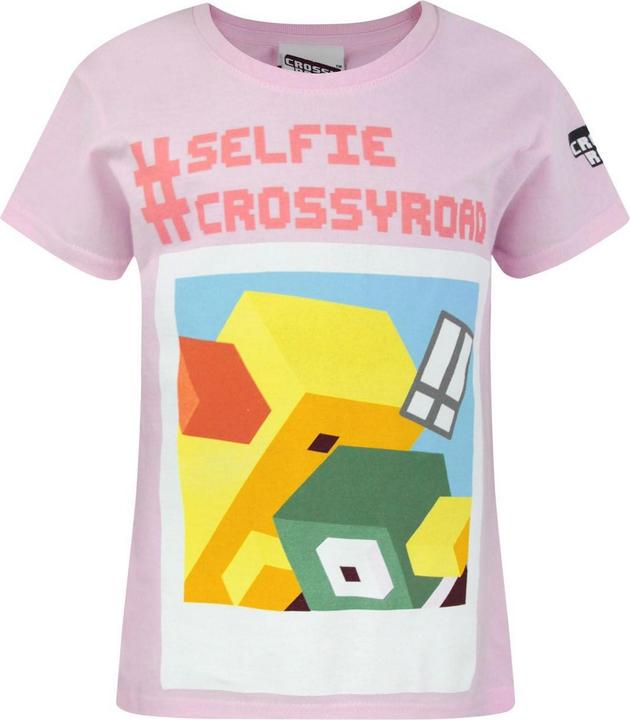 Produktbild Crossy Road Mädchen Selfie Kurzarm TShirt (164)