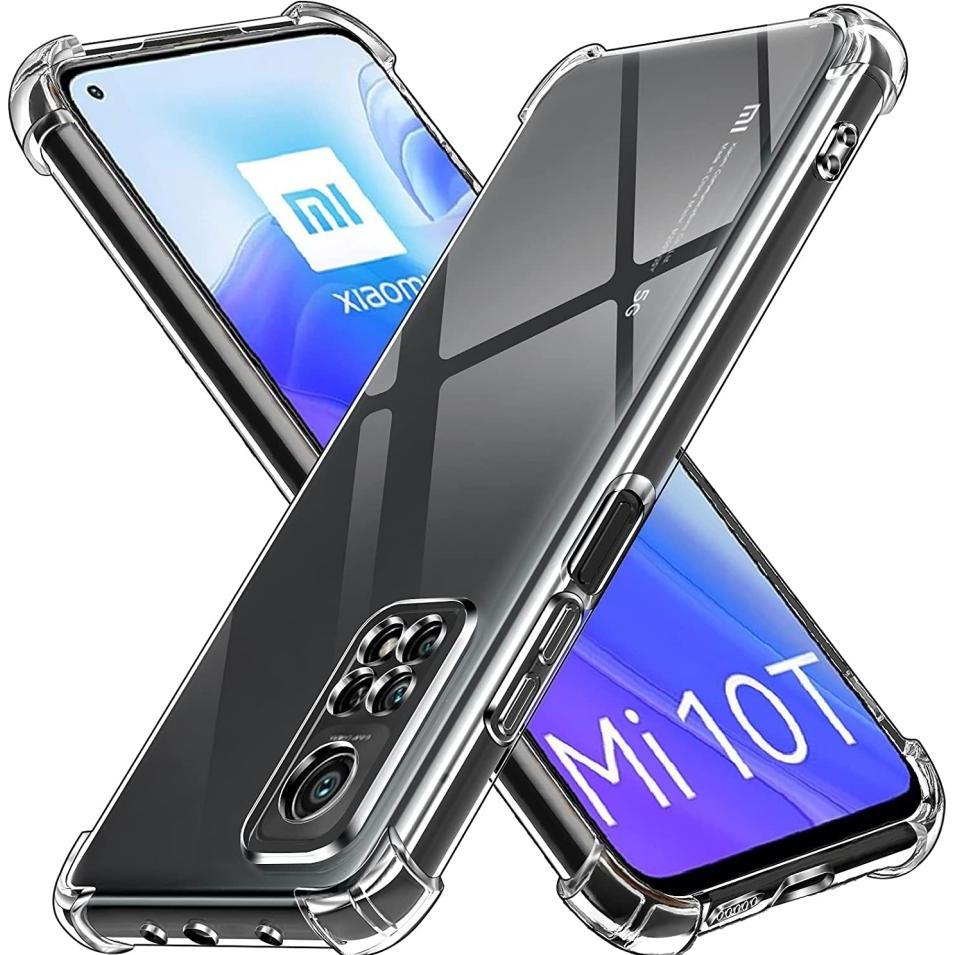 Screenguard Xiaomi Mi 10T Hülle Crystal Soft Airbag Bumper (Xiaomi Mi 10T), Smartphone Hülle, Transparent