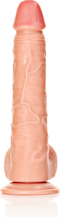 Actual product image RealRock Straight Realistic Dildo with Balls and Suction Cup - 12"/ 30,5 cm