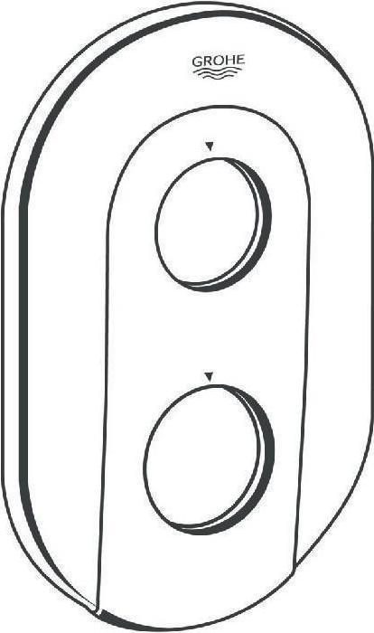 Grohe Rosette chr chrom
